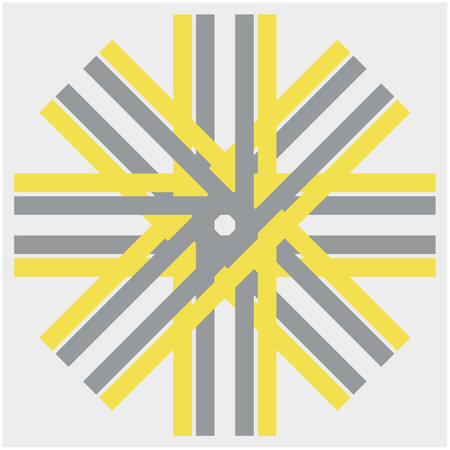 Ultimate Gray and Illuminating Yellow Trending Colors of the Year 2021. Color pattern, vector  illustrationのイラスト素材