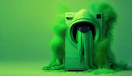 Colourful Greenwashing Concept  - Generative AI Illustrationの素材