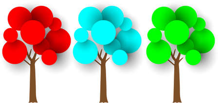 color treeのイラスト素材