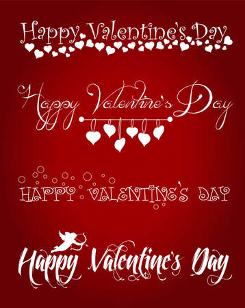 happy valentine's dayのイラスト素材