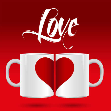 happy valentine s day  Loveのイラスト素材