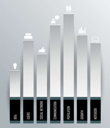 infographicのイラスト素材