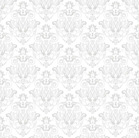 damask seamless patternのイラスト素材