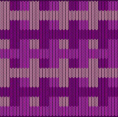 Vector Seamless Argyle Sweater Background, Detailedのイラスト素材