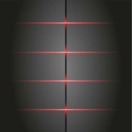 red neon lights and abstract vector bannerのイラスト素材