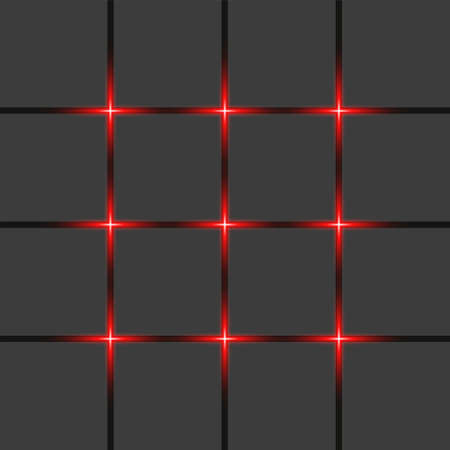 red neon lights and abstract vector bannerのイラスト素材