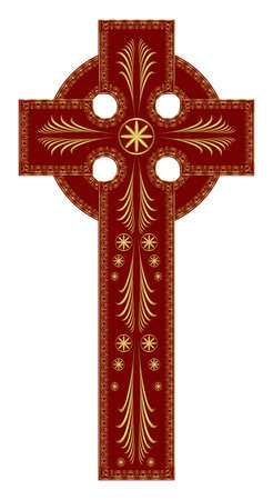 Ornate Christian Cross Vectorのイラスト素材
