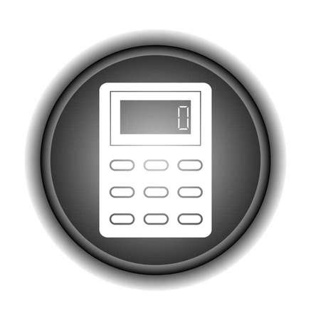 vector calculator icon のイラスト素材