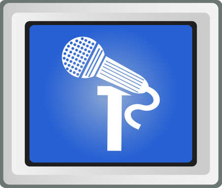microphone iconのイラスト素材