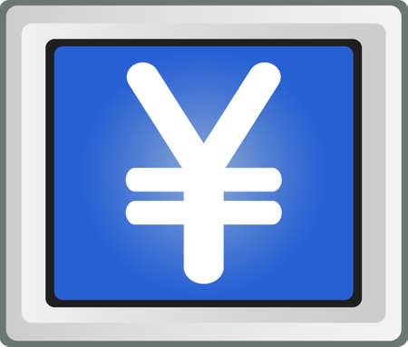yen icon illustration のイラスト素材
