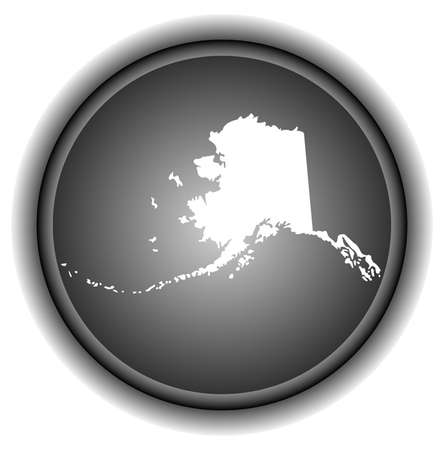 alaska state icon - Illustrationのイラスト素材