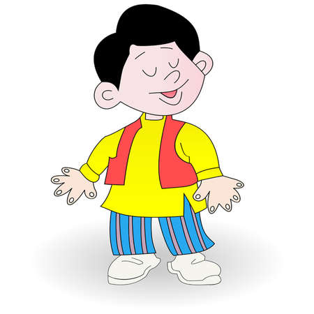 Cartoon boyのイラスト素材