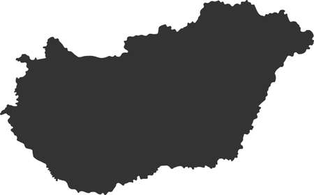 Map of Hungaryのイラスト素材