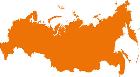 map of russiaのイラスト素材