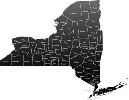 New York Mapのイラスト素材