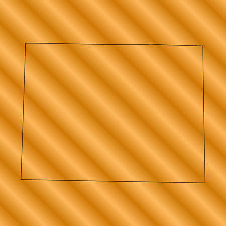 Colorado Mapのイラスト素材