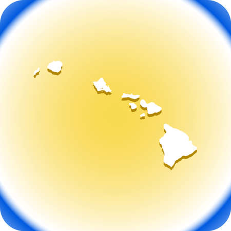 map of Hawaiiのイラスト素材
