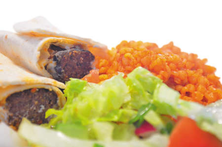 Traditional wrap durum の写真素材