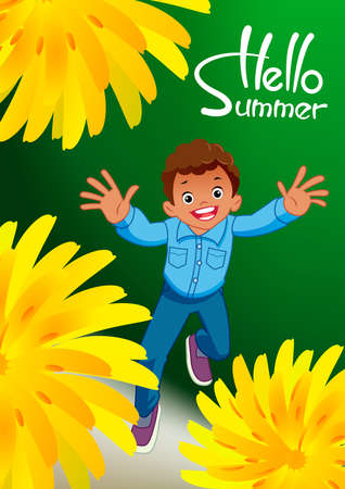 Hello summerの写真素材