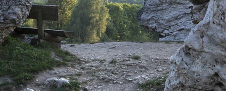 on the Jurassic trailの写真素材