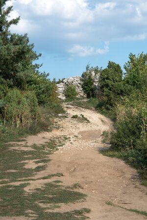 mountain trailsの写真素材