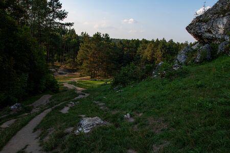 mountain trailsの写真素材