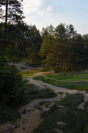 mountain trailsの写真素材