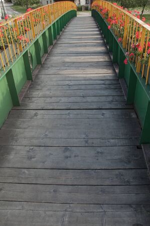 flowery bridgeの写真素材