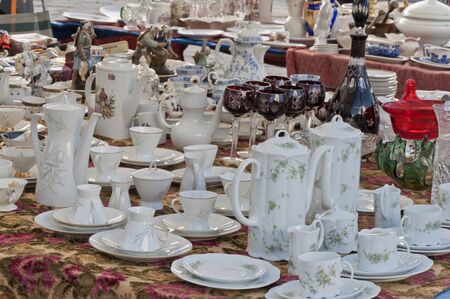 flea marketの写真素材