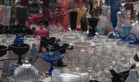 flea marketの写真素材