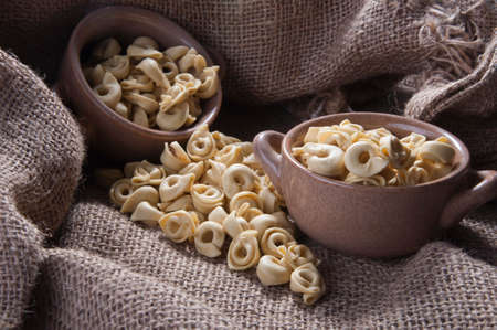 Pasta, tortellini,の写真素材