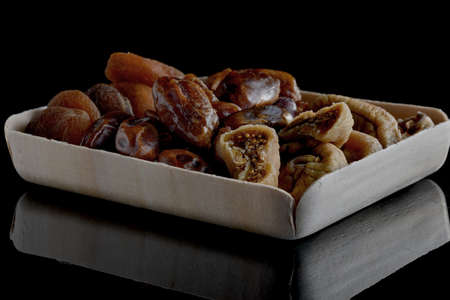 fruit, dried figs, dates, apricotsの写真素材