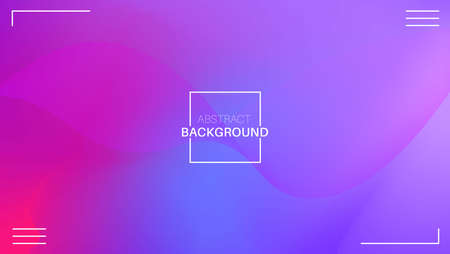 Minimal Abstract Blurred Gradient Mesh With Elegant Wave. Colorful Purple Red Gradient Background,...