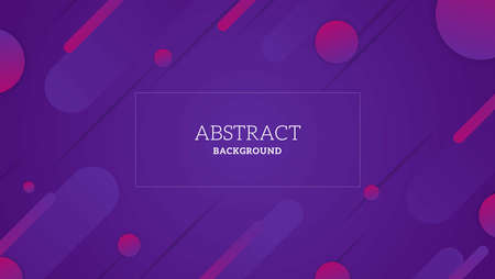 Modern Gradient Purple Abstract Geometric Shapes Background. Can Be Used For Banner, Wallpaper,...