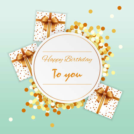 Happy birthday cardのイラスト素材