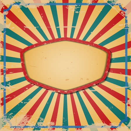 Signboard retro style on vintage backgroundのイラスト素材