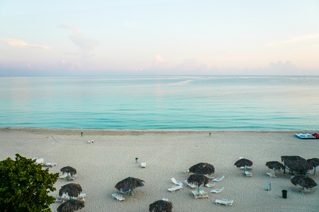 The coast of the Atlantic ocean in Cuba.の写真素材