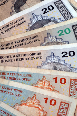 These are the convertible marks, the Bosnian banknotes 