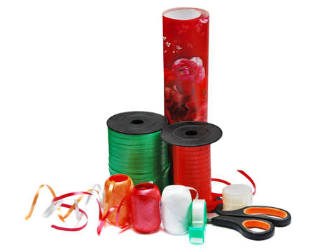Material for packing of giftsの写真素材
