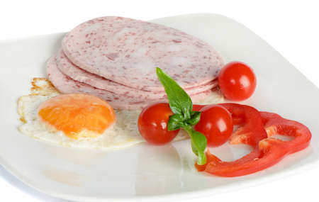 Eggs and vegetablesの写真素材