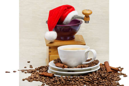 Christmas coffee の写真素材
