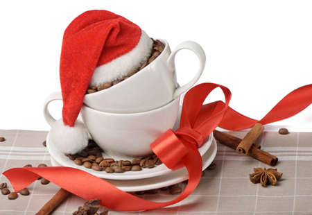 Christmas coffee の写真素材