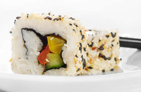 rolls of sushiの写真素材