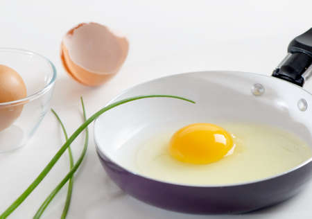 fried eggの写真素材