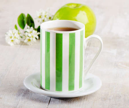 tea in cupの写真素材