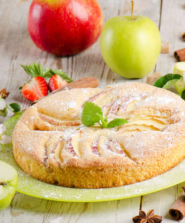 Apple pieの写真素材