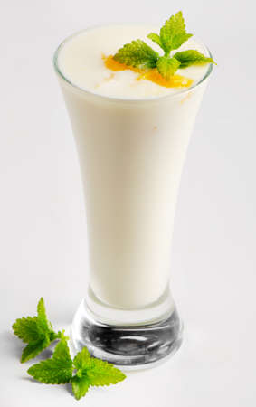 Natural yogurtの写真素材