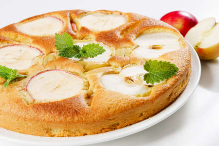 Apple pieの写真素材