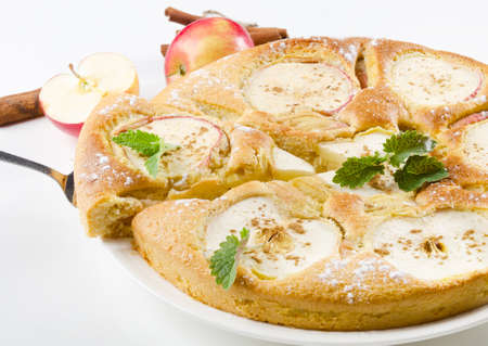 Apple pieの写真素材