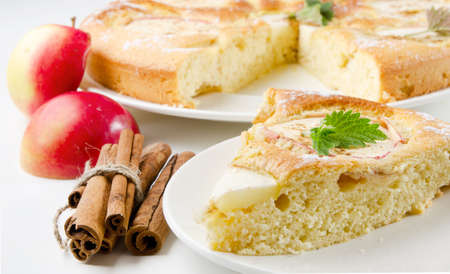Apple pieの写真素材